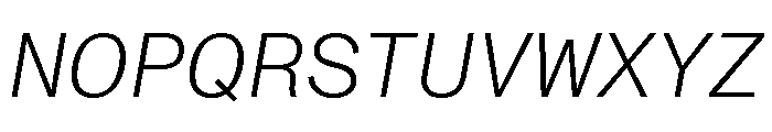 ABCMonumentGroteskSemiMono LightItalic Font UPPERCASE