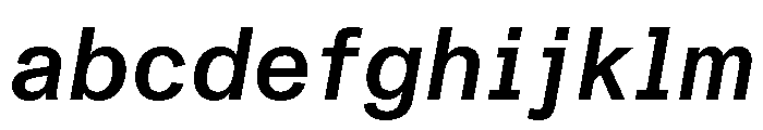 ABCMonumentGroteskSemiMono MediumItalic FONT