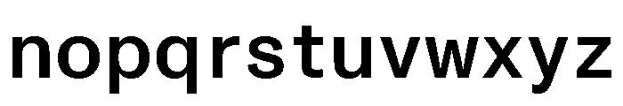 ABCMonumentGroteskSemiMono Medium Font LOWERCASE