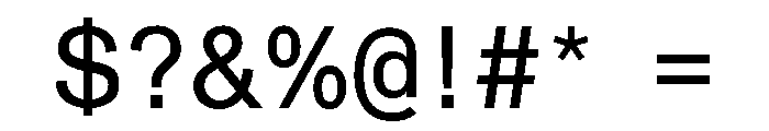 ABCMonumentGroteskSemiMono Regular Font OTHER CHARS