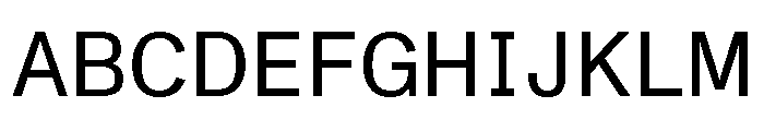 ABCMonumentGroteskSemiMono Regular Font UPPERCASE