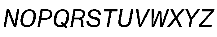ABCMonumentGroteskSemiMono RegularItalic Font UPPERCASE