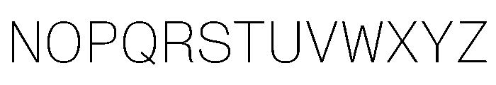 ABCMonumentGroteskSemiMono Thin Font UPPERCASE