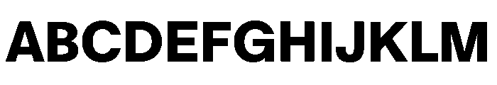 ABCOracle Heavy Font UPPERCASE