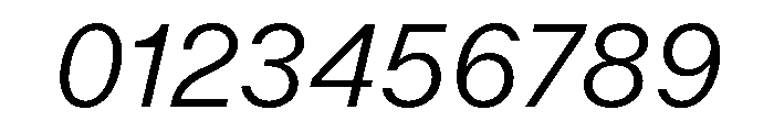 ABCOracle LightItalic Font OTHER CHARS