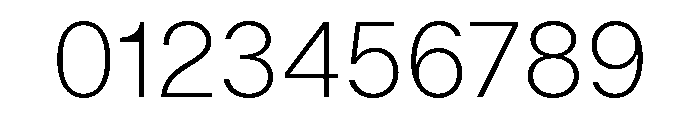ABCOracle Thin Font OTHER CHARS