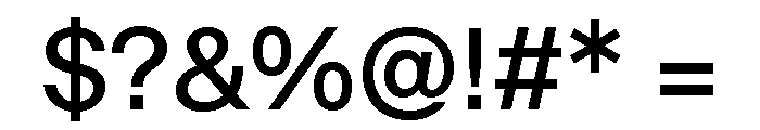ABCOracleCyrillicVariable Regular Font OTHER CHARS