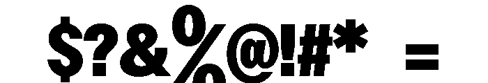 ABCOracleTriple Black Font OTHER CHARS