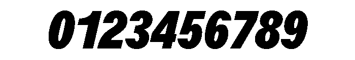 ABCOracleTriple BlackItalic Font OTHER CHARS