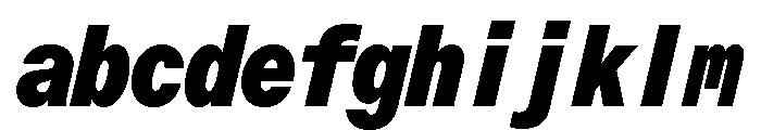 ABCOracleTriple BlackItalic FONT