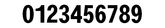 ABCOracleTriple Bold Font OTHER CHARS