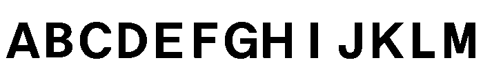 ABCOracleTriple Bold Font UPPERCASE