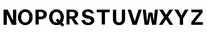 ABCOracleTriple Bold Font UPPERCASE