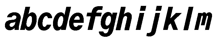 ABCOracleTriple BoldItalic FONT