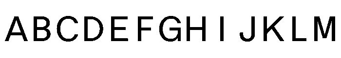 ABCOracleTriple Book Font UPPERCASE