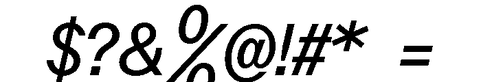 ABCOracleTriple BookItalic Font OTHER CHARS