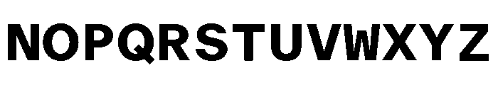 ABCOracleTriple Heavy Font UPPERCASE
