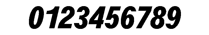 ABCOracleTriple HeavyItalic Font OTHER CHARS