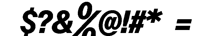 ABCOracleTriple HeavyItalic Font OTHER CHARS