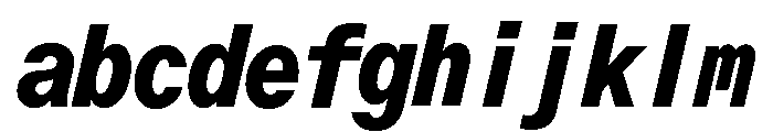 ABCOracleTriple HeavyItalic FONT