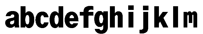 ABCOracleTriple Heavy FONT