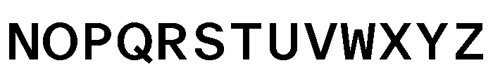 ABCOracleTriple Medium Font UPPERCASE