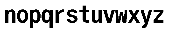 ABCOracleTriple Medium Font LOWERCASE