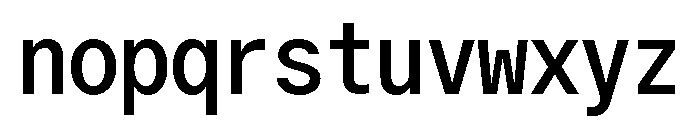 ABCOracleTriple Regular Font LOWERCASE