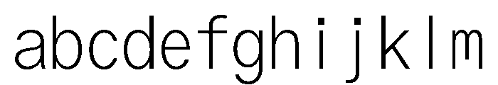 ABCOracleTriple Thin FONT
