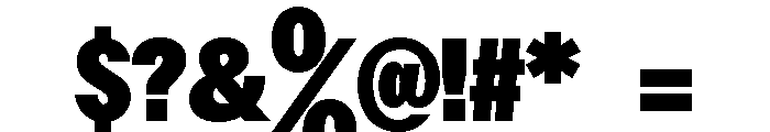 ABCOracleTriple Ultra Font OTHER CHARS