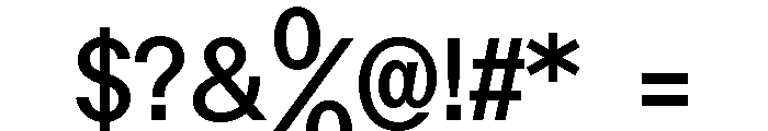 ABCOracleTripleCyrillicVariable Regular Font OTHER CHARS