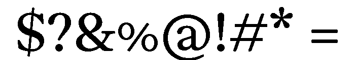 ABCOttoVariable Regular Font OTHER CHARS