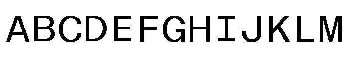 ABCPelikanMonoGreekVariable Regular Font UPPERCASE
