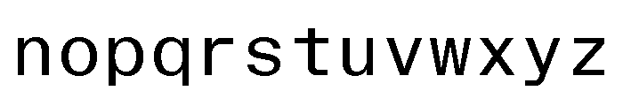 ABCPelikanMonoGreekVariable Regular Font LOWERCASE