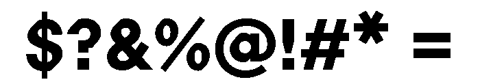 ABCProphet Bold Font OTHER CHARS