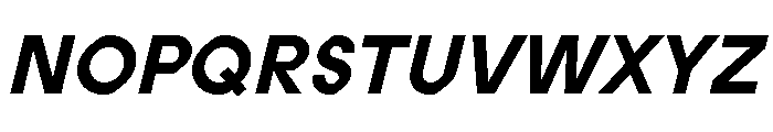 ABCProphet BoldItalic Font UPPERCASE