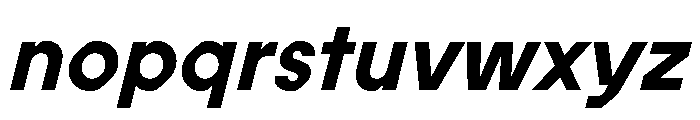 ABCProphet BoldItalic Font LOWERCASE