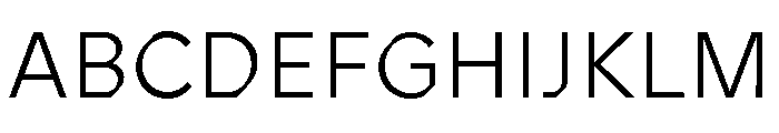 ABCProphet Light Font UPPERCASE