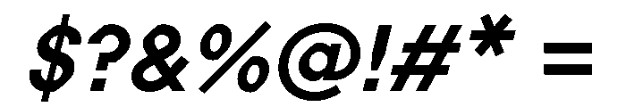 ABCProphet MediumItalic Font OTHER CHARS