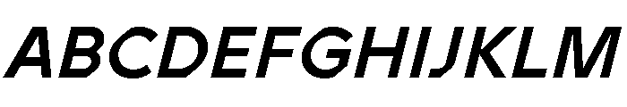 ABCProphet MediumItalic Font UPPERCASE