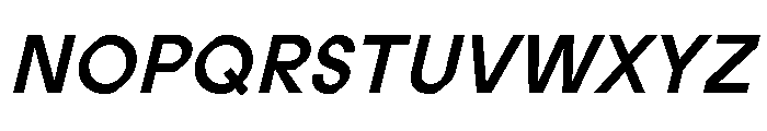 ABCProphet MediumItalic Font UPPERCASE