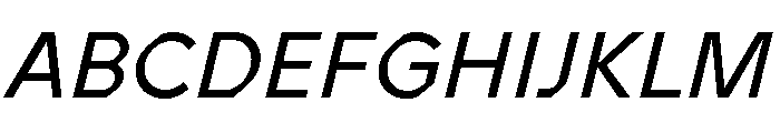 ABCProphet RegularItalic Font UPPERCASE