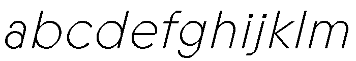 ABCProphet ThinIta FONT