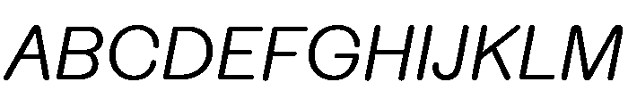 ABCPublisherRoundedSansWidthsVariable RegularItalic Font UPPERCASE