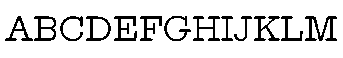 ABCPublisherRoundedSlabWidthsVariable Regular Font UPPERCASE