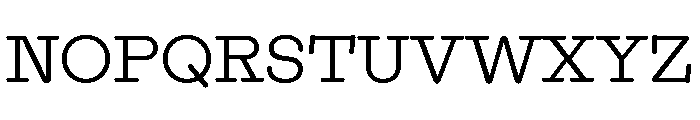 ABCPublisherRoundedSlabWidthsVariable Regular Font UPPERCASE