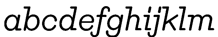 ABCPublisherRoundedSlabWidthsVariable RegularItalic FONT