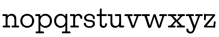 ABCPublisherRoundedSlabWidthsVariable Regular Font LOWERCASE
