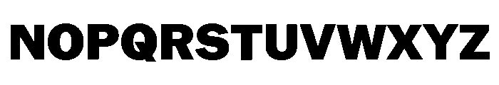 ABCROM Black Font UPPERCASE