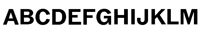 ABCROM Bold Font UPPERCASE